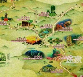 开平景点地图(长沙景点地图)