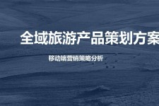 开平旅游方案(旅游方案策划书模板)